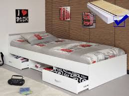 Kieferbett jugendbett ehebett 90x200 140x200 lattenrost mit matratze bezug weiß. Jugendbett Bett 90x200 Weiss Lattenrost Matratze Bettkasten Leader 1 1 Ebay