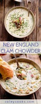 New England Clam Chowder Simple Classic Delicious Chowder Recipe That S Not Overly Thickened A Light Cream Base With Chowder Recipes Clam Chowder Chowder
