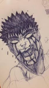Artwork from kentaro miura for berserk. Drawing Guts Until Kentaro Miura Updates Berserk Day 1 Berserk