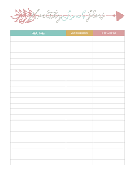 To make things easy, we have created a monthly playlist for you to follow! Free Weight Loss Planner Printable The Cottage Market
