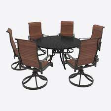 Maybe you would like to learn more about one of these? Signature Design By Ashley Appletown Orange 7 Piece Dining Patio Set At Menards