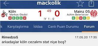 Mackolik.com is a turkish online platform offering worldwide sports news, scores, predictions, and analytics. Mackolik Ne Olmesi Kardesim Bayilmisim Facebook