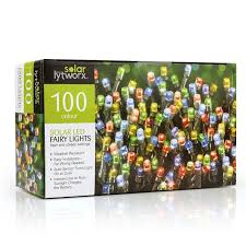 Angel solar statues and fairy solar lights are a great addition to your garden and outdoor patio table. Lytworx 100 Multicolour Led 2 Function Solar Fairy Lights