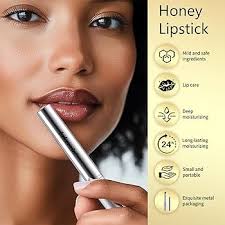 Amazon.com : URQT Black & Pink Honey Lipstick Tinted Lip Balm