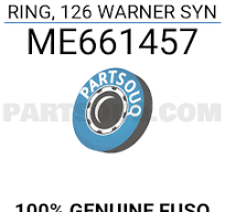 ME661457 FUSO RING, 126 WARNER SYN