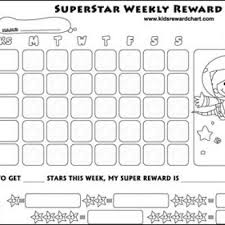 Kids Reward Charts Free Childrens Printables Reward