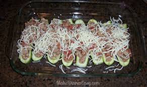 Turkey & quinoa stuffed zucchini boatsa sweet pea chef. Turkey Stuffed Zucchini Boats