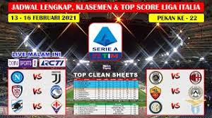 Check spelling or type a new query. Jadwal Liga Italia Malam Ini Live Rcti Napoli Vs Juventus Liga Italia Serie A 2021 Youtube