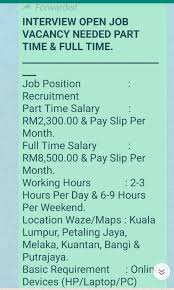 Kuala lumpur apply 13 days ago. Job Vacancy In Kuala Lumpur Part Time Job Retro