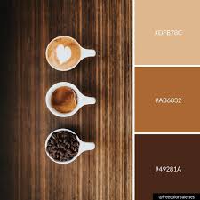 Warm Coffee Brown Color Palette Color Schemes Colour Palettes Color Palette Design
