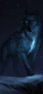One of the best high quality wallpapers. Iphone Wallpaper Black Wolf Night Art Picture 1080 X 2340 Wolf 1242x2688 Wallpaper Teahub Io
