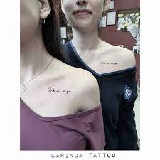 Sisters Http Instagram Com Karincatattoo Sister Tattoo Sisters Tattoos Collarbone Tattooed Ink Minimal Small Little Tiny Art Design Leydi Tattoo