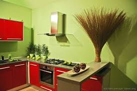 Week 5 Direct Complementary Color Scheme A Scheme That Has Two Different Colors That Complements Each Other In Modern Kitchen Red Kitchen Green Kitchen Walls