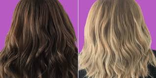 Buy a good bleaching powder, a 30 volume developer, and a platinum or ash blonde box hair dye. Hydrogen Peroxide To Lighten Hair How To Do It Safely