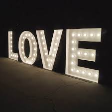 Light Up Letters Stunning 1 2m Illuminated Marquee Love Letters