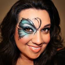 Schminken Wie Ein Schmetterling Elegant Auge Frau Makeup Fasching Carnival Gesicht Schminken Schmetterling Schmetterling Schminken Damen Schminken