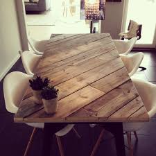 Diagonal Table Reclaimed Wood Diy Dining Table Diy Dining Diy Furniture