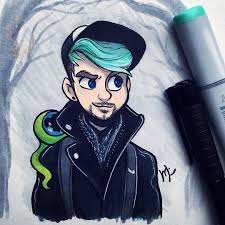 Some People Are So Good At Art Omg Credit To Og Artist As Normal Jacksepticeye Fan Art Darkiplier And Antisepticeye Jacksepticeye Drawings