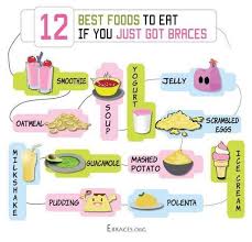 Try Some Of These Foods When You First You Get Your Braces They Re Soft And Easy To Chew Braces Food Getting Braces Orthodontics Braces