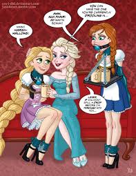 Rule 34 - 3girls Ankle Cuffs Anna (frozen) Armbinder Arms Behind Back Ball  Gag Blonde Hair Blue Ball Gag Blue Eyes Bondage Bondage Harness Boots Bound  Ankles Bound Arms Cleavage Clothing Collar