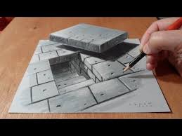 3d Drawing Tunnel Stairs Anamorphic Illusion Time Lapse Youtube 3d Drawings Art Drawings 3d Art Drawing