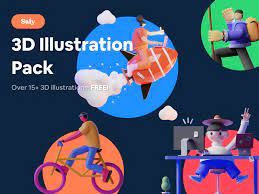 3d illustration is the hottest trend now. Download 62 Free Illustrations Design For Your Next Projects Uistore Design
