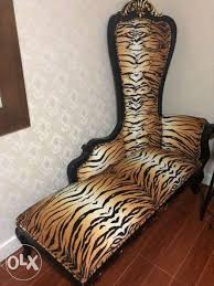 Get free shipping on qualified reclining outdoor chaise lounges or buy online pick up in store today in the outdoors department. Animal Print Lounge Chair Home Furniture Furniture Fixtures Tables Chairs On Carousell
