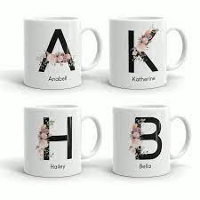 pink floral monogram mug monogram coffee mug personalized etsy video video letter mugs monogram coffee mug personalized mugs