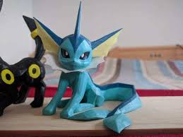 Vaporeon Figure Pokemon 3d Printed And Hand Painted Hand Painted Prints Pokemon