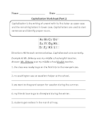 Writing Sentences With Capitalization Worksheet Capitalization Worksheets Capital Letters Worksheet Real Estate Forms