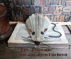 Die wirkung der blume des lebens. Diy 3d Leseratte Aus Einem Alten Buch Liebseeligkeiten