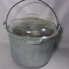 Vintage Guardian Cookware Very Rare 12 Quart Dutch Oven Stock Pot W Glass Lid Stock Pot Dutch Oven Vintage