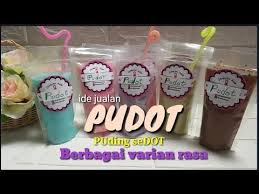 Cara membuat es pudot berbentuk buah dengan mudah. Gambar Pudot Masnurul