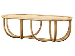 A rectangular tempered glass top rests over these intricately handcrafted natural fibers. Spider Rectangle Rattan Coffee Table 3d Model For Corona
