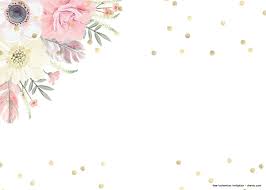 The site's free wedding invitation templates are elegant, colorful and fresh. Free Bohemian Invitation Templates Download Hundreds Free Printable Birthday Invitation Templates