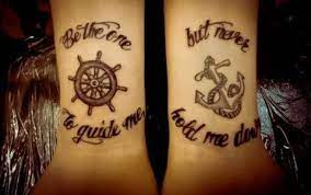 101 Creative Couple Tattoos Temporary Tattoo Blog Couple Tattoos Matching Couple Tattoos Nautical Tattoo