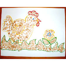 Petite déco en mosaïque à base de coquilles d'oeufs. Faire Une Mosaique A L Oeuf Tete A Modeler