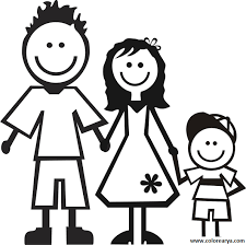 Incluso para que sirva de comparación con su propia familia. Dibujos Para Colorear De La Familia Preescolar Para Colorear