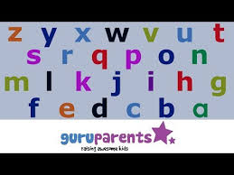 Learn How To Say The Alphabet Backwards Teach Kids Their Zyx Youtube