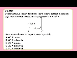 Contoh Soal Gaya Lorentz 2 Kawat Sejajar Dan Pembahasannya Youtube