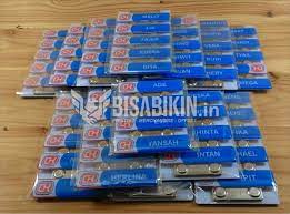 Percetakan idcard, membercard , tali idcard, lanyard murah dan bergaransi di yogyakarta > name tag Bikin Name Tag Di Jogja Murah Dan Berkulaitas Bisabikin In