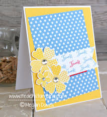 When you want to express gratitude to special ones, a custom thank you card is a great choice! Diy Card Making Making Your Own Thank You Cards With Stampin Up Stamps I Teach Stamping