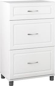 Systembuild Kendall 24 Quot 3 Drawer Base Cabinet White Stipple Base Cabinets Storage Cabinet Cabinet