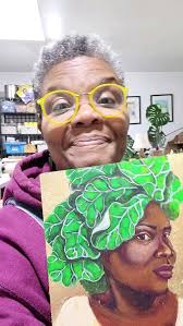 The mini Collard Crown paintings are almost ready!! YAY!! I wanted to  create some really affordable original art. What do you think? They make me  happy. 🤩, They will drop this week! IG algorithm being ...