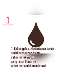 Nah, penyebab darah haid cokelat normalnya disebabkan oleh oksidasi.darah haid ini sudah lama darah haid cokelat ini tak membahayakan kesehatan. August 20 On Twitter Warna Darah Haid Kita Https T Co Znytes6spz