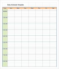 Free Weekly Work Schedule Template Inspirational Daily Schedule Template 37 Free Word Excel P In 2020 Daily Schedule Template Class Schedule Template Schedule Template