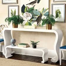 Miles Redd Waterfall Console Table Ballard Designs Entryway Console Table Sideboard Console Table Florida Living Room