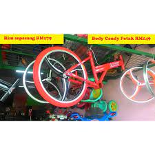 Perak police are intensifying their efforts through the community policing programme in tackling basikal lajak (modified bicycle) activities in the state. Sport Rim Tebuk Basikal 3 Batang Body Candy Lajak Bicycle Double Fork Bike Casis Shopee Malaysia
