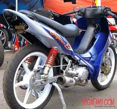 Modifikasi jupiter z warna biru simple. Jupiter Z Biru Abu Abu Modif Road Race Vegafans Com
