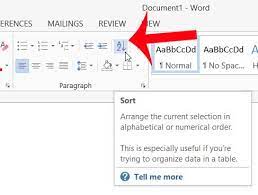 One out of those options is an alphabetizing feature; How To Alphabetize A List In Word 2013 Solve Your Tech
